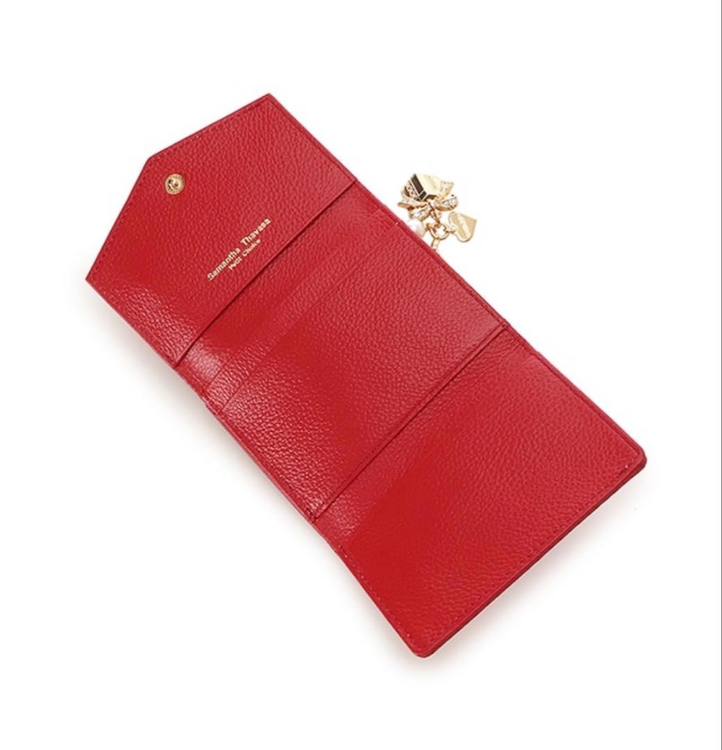 Samantha Thavasa【スペシャルチャーム付き】 ビッグリボン 折財布