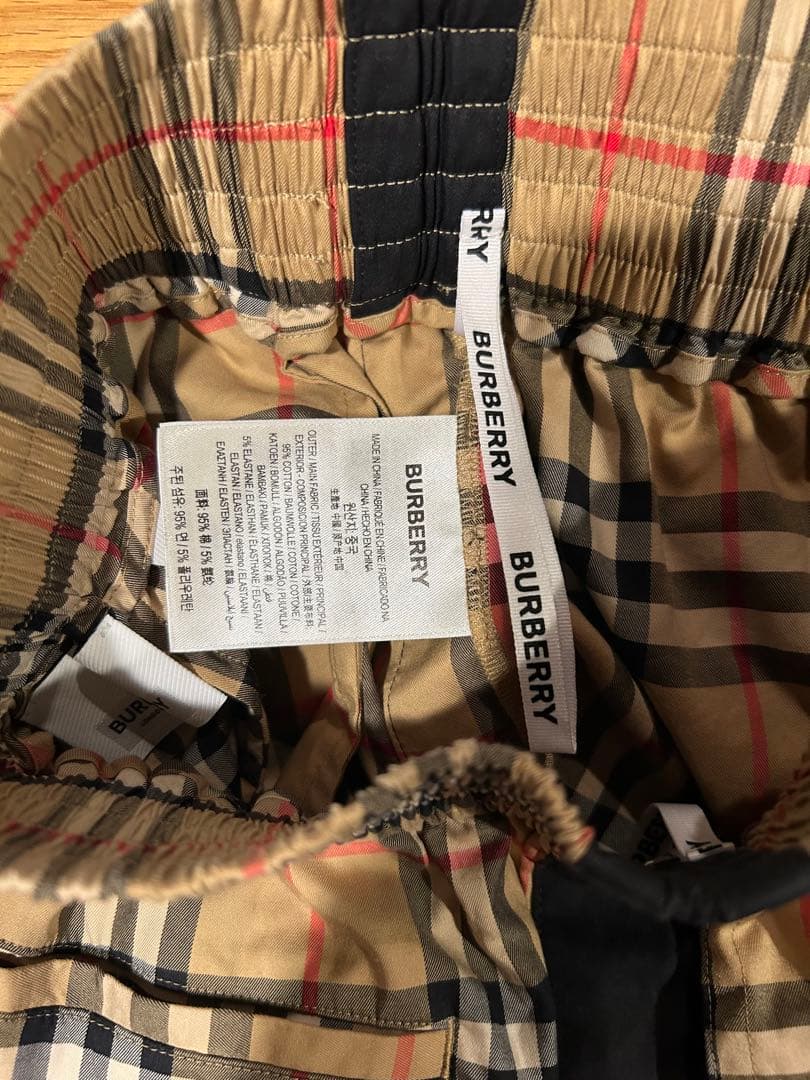【試着のみ】BURBERRYバーバリー ヴィンテージチェックショートパンツ 34