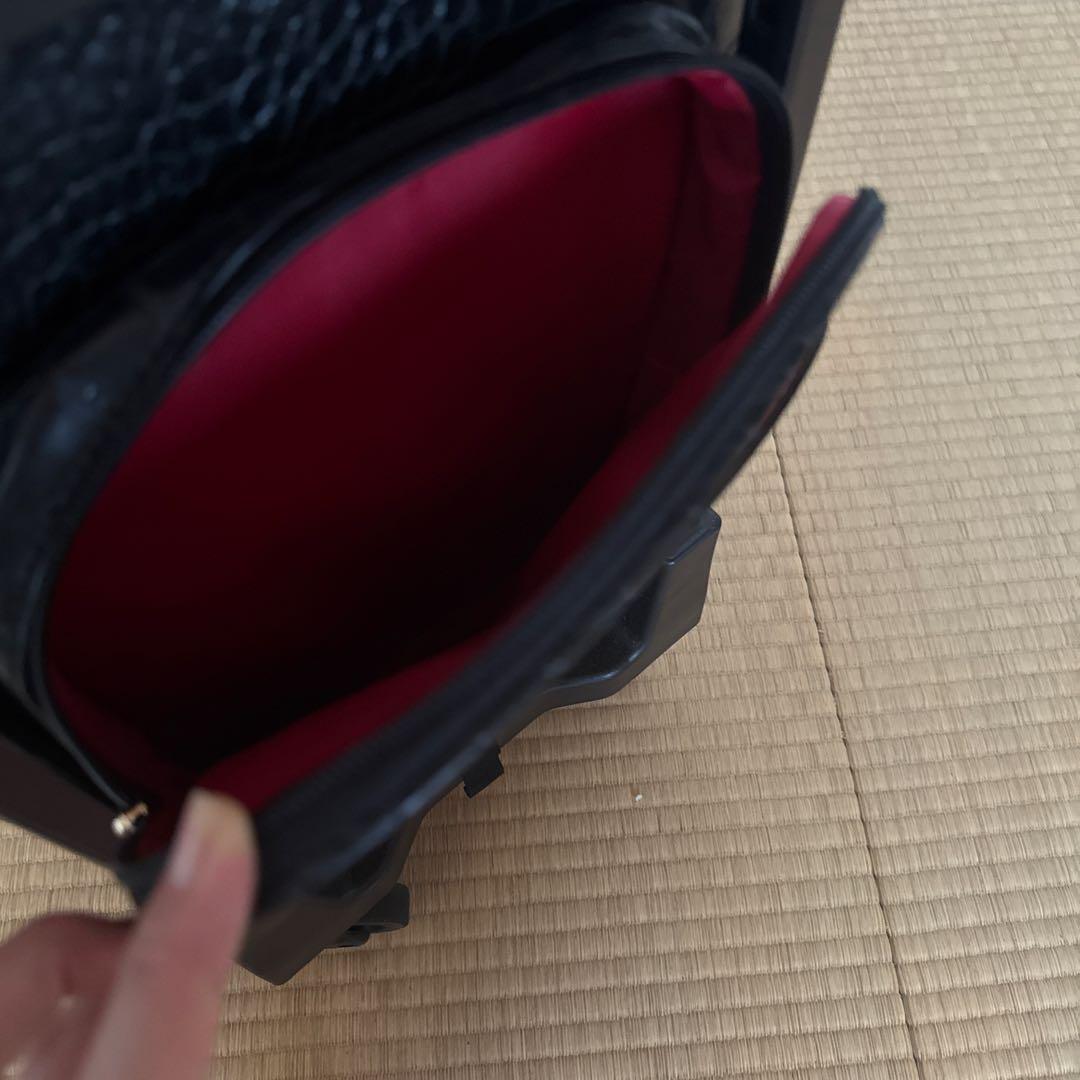 SWANY スワニー クロコ型押し キャリーバッグ 2way