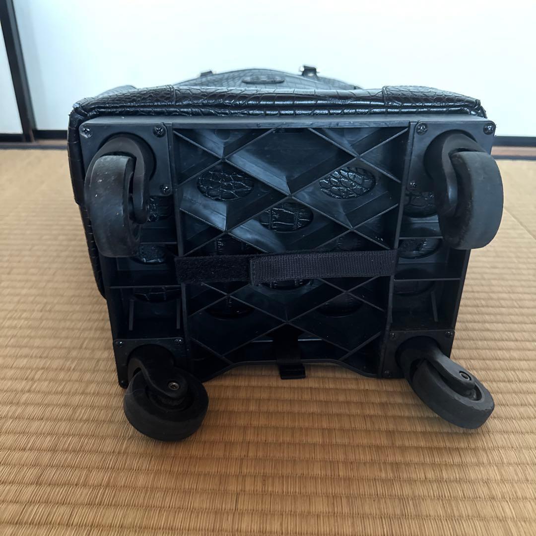 SWANY スワニー クロコ型押し キャリーバッグ 2way