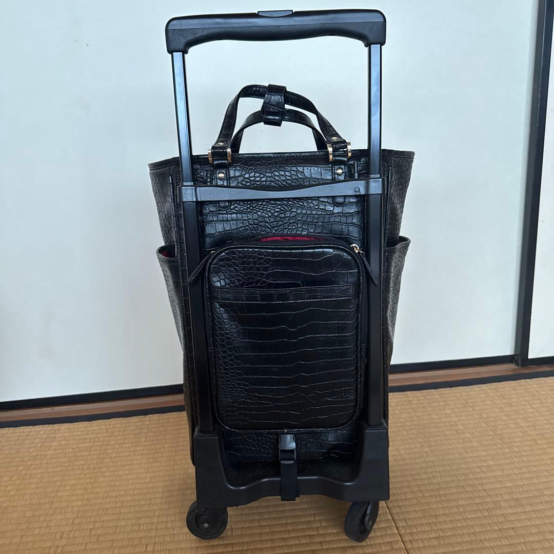 SWANY スワニー クロコ型押し キャリーバッグ 2way