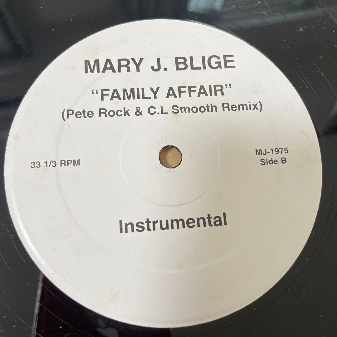 MARY J. BLIGE \"FAMILY AFFAIR\" インスト盤