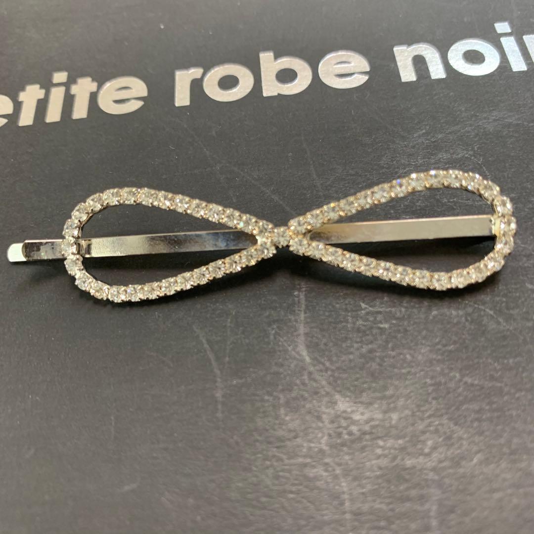 み プティローブノアー リボンちゃん ヘアピン