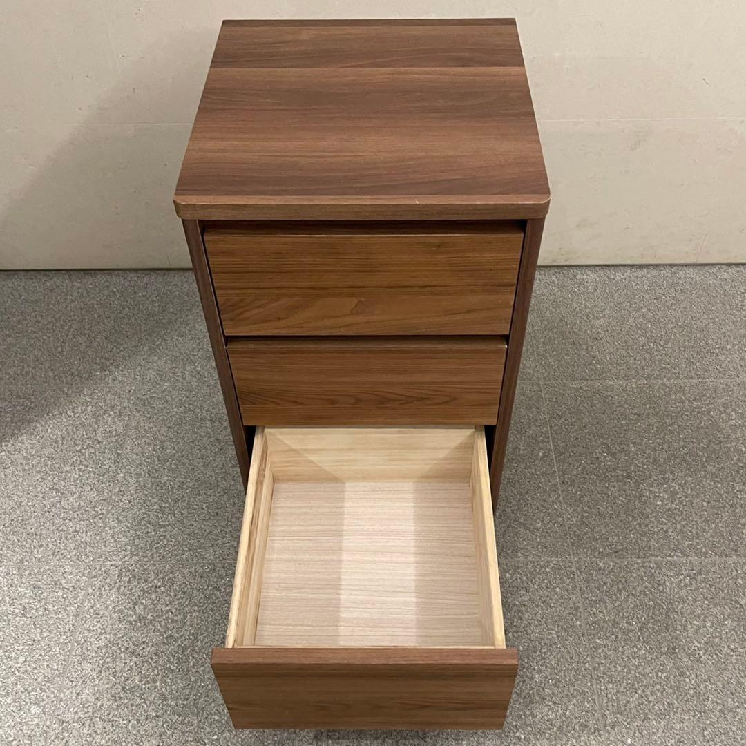 ISSEIKI MUSE チェスト LC40-3 ウォルナット 3段収納