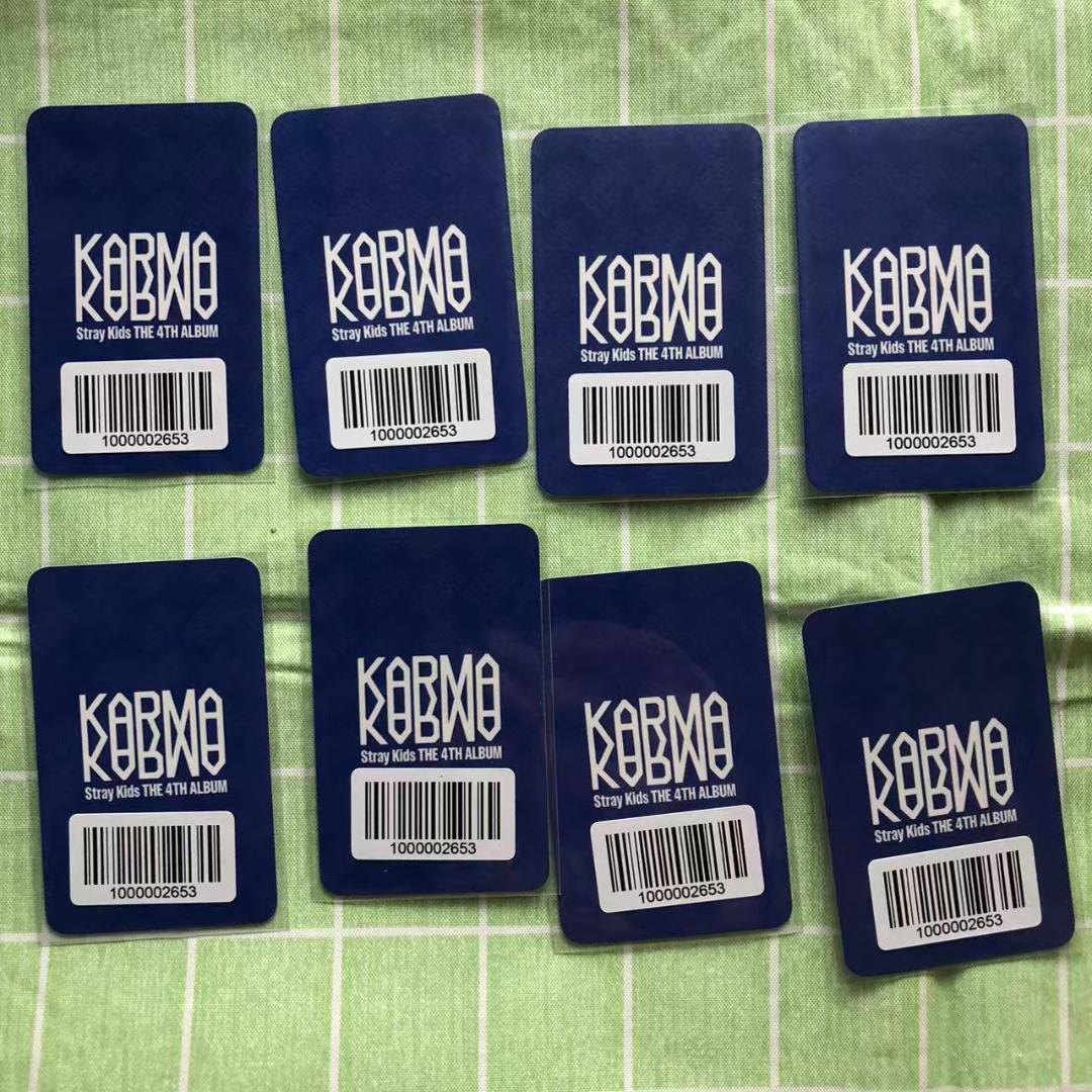 StrayKids スキズ KARMA FANS 購入特典 トレカ 8枚セット