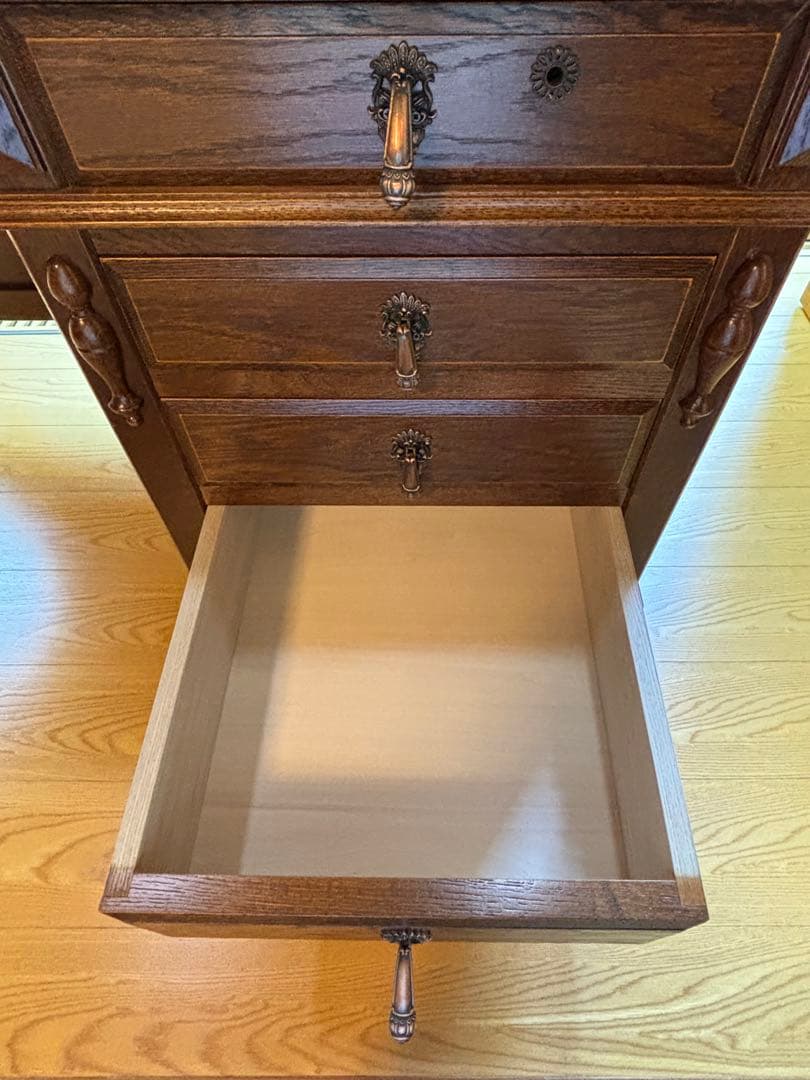 【本日最終日】三越家具ブルージュ カントリーハウス 書斎机 デスク