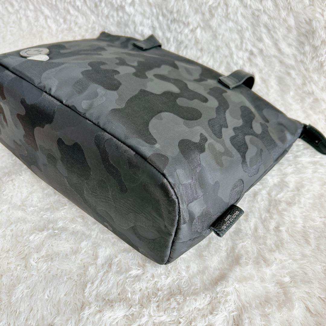 サロンドアルファード スマイル トートバッグ カモフラ 日本製