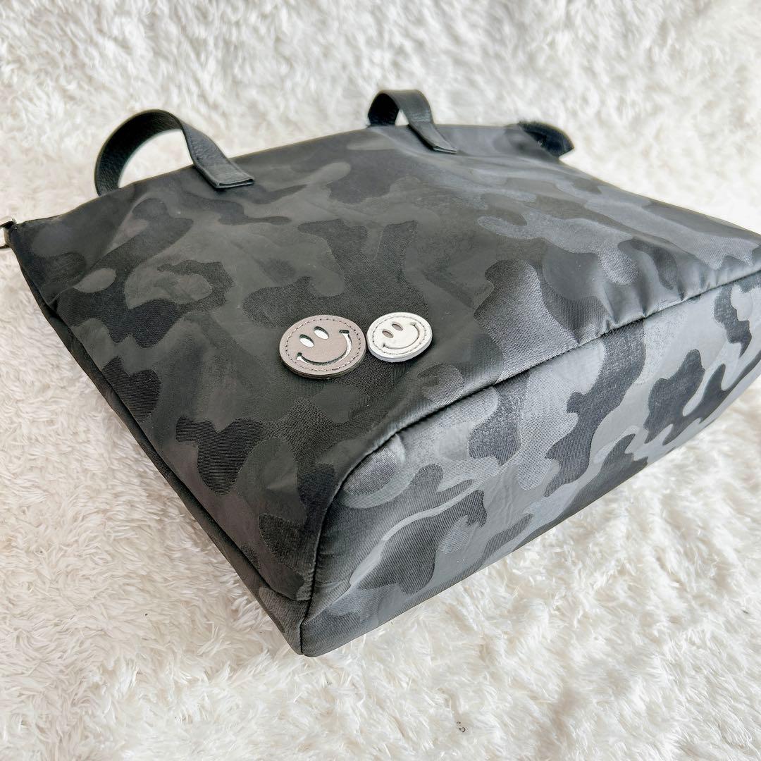 サロンドアルファード スマイル トートバッグ カモフラ 日本製