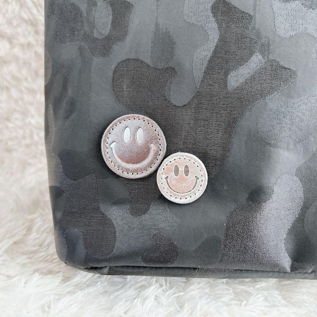 サロンドアルファード スマイル トートバッグ カモフラ 日本製