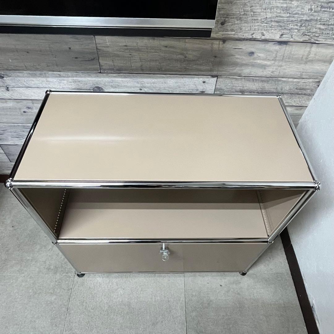 ★ys★USMハラー １列２段 鍵付キャビOP/DD 色：ベージュ