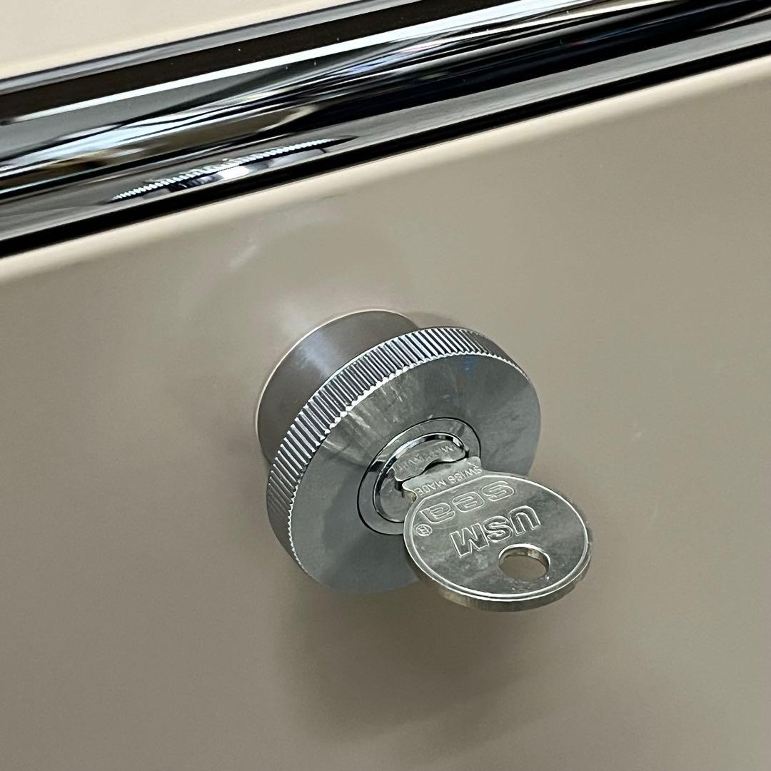 ★ys★USMハラー １列２段 鍵付キャビOP/DD 色：ベージュ