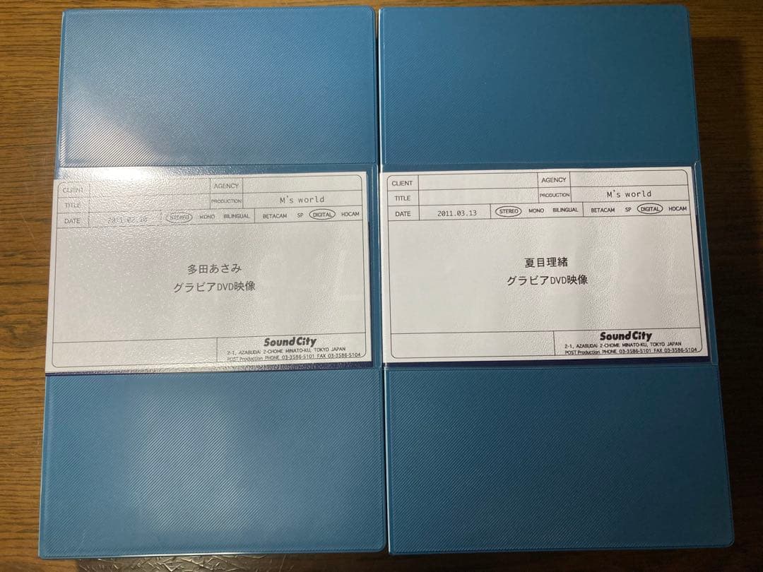 【超貴重】グラビアアイドルDVD マスターテープ9本