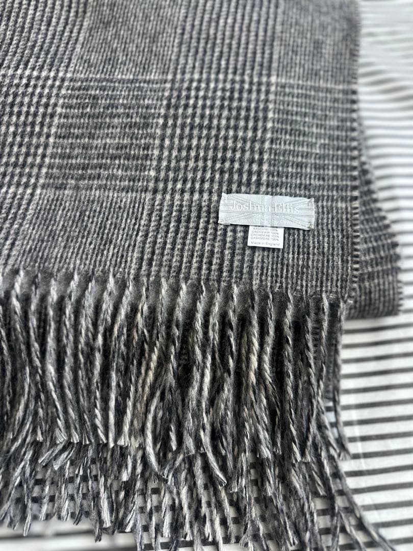 JOSHUA ELLIS★カシミヤ100%大判ストール★美品