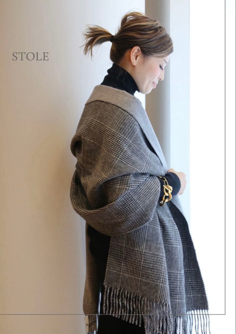 JOSHUA ELLIS★カシミヤ100%大判ストール★美品