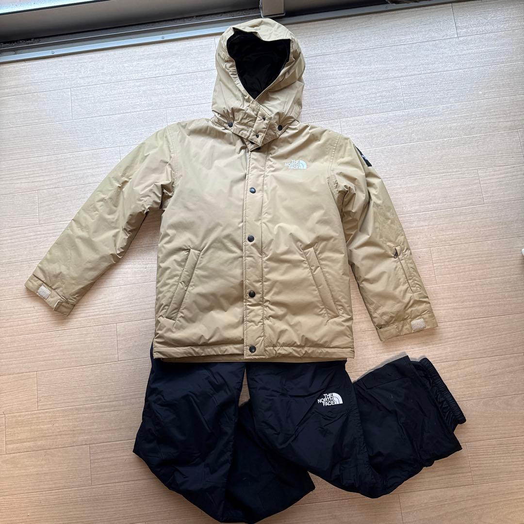 THE NORTH FACE 子供 スノーウェア 150 ベージュ