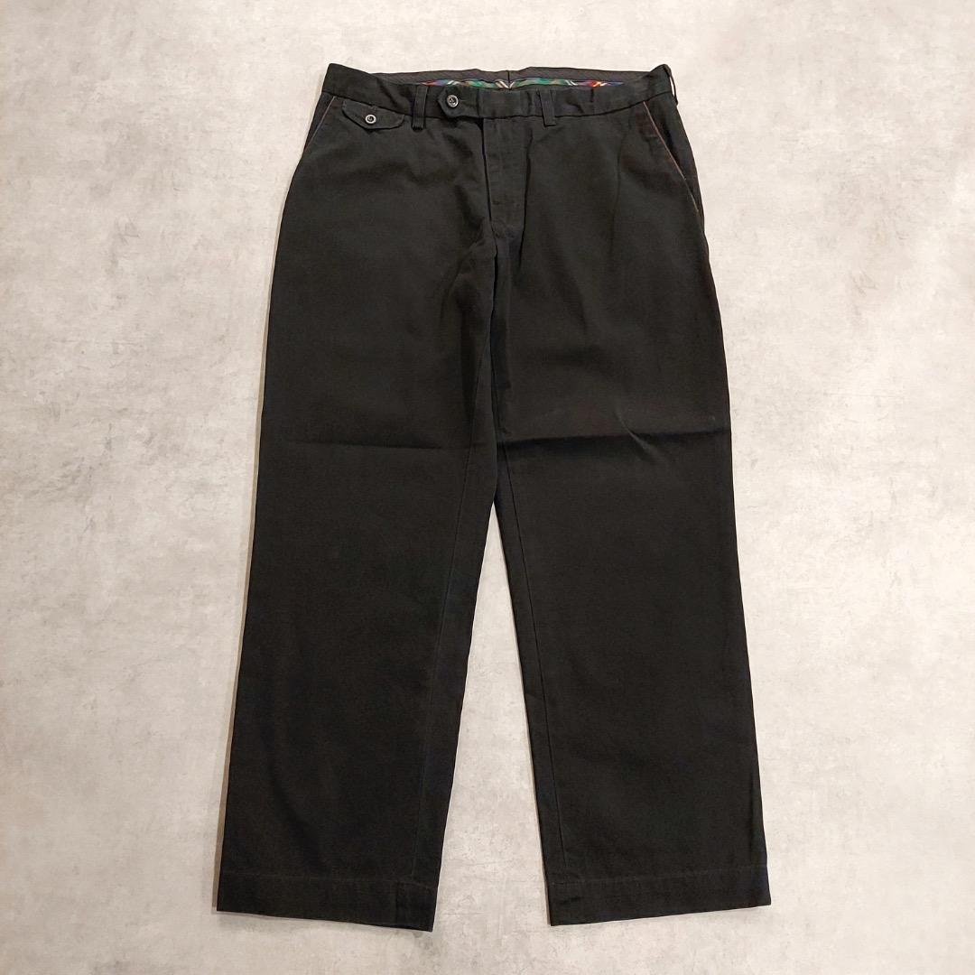 ポロバイ ラルフローレン W36 ポロチノ チノパン 古着 黒 17870