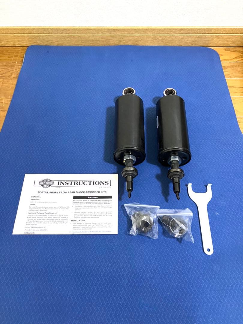 ハーレー　純正　ローダウンリアサス　リアサス　ソフテイル　新品　レア