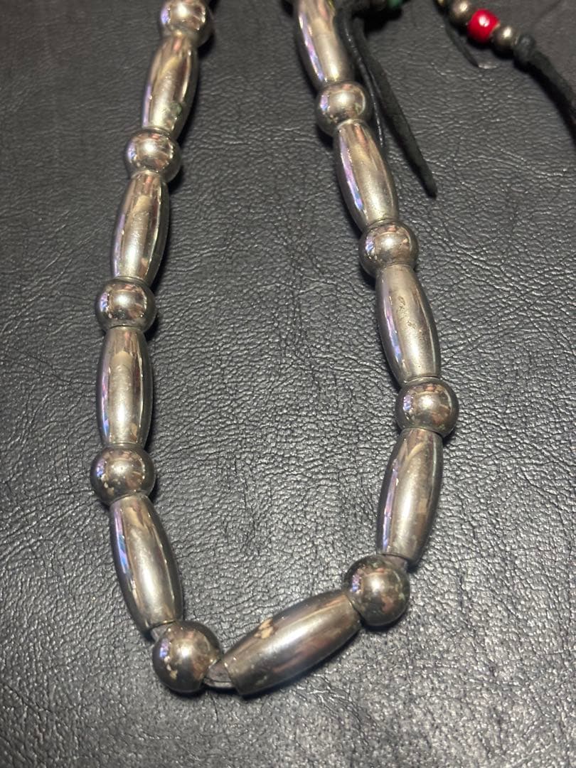 FUNNY シルバーウォレットチェーン　シルバービーズ