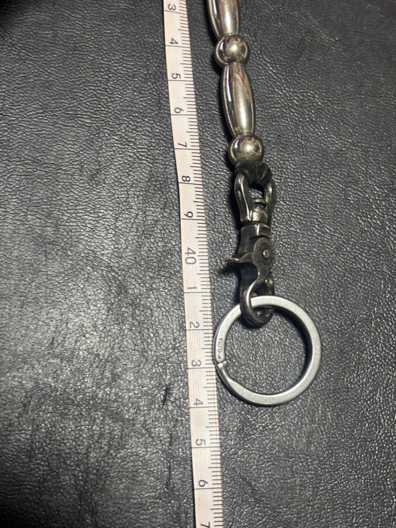 FUNNY シルバーウォレットチェーン　シルバービーズ