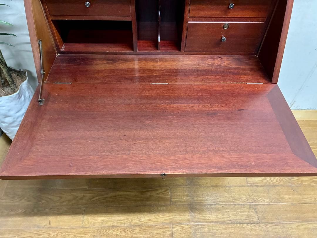 yU☆管394☆英国製☆アンティーク☆ライティングビューロー☆机