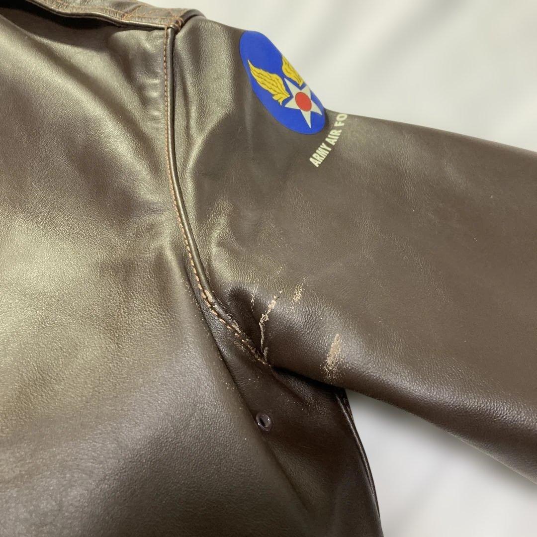 【美品】MORGAN MEMPHIS BELLE A-2 モーガン馬革 サイズL