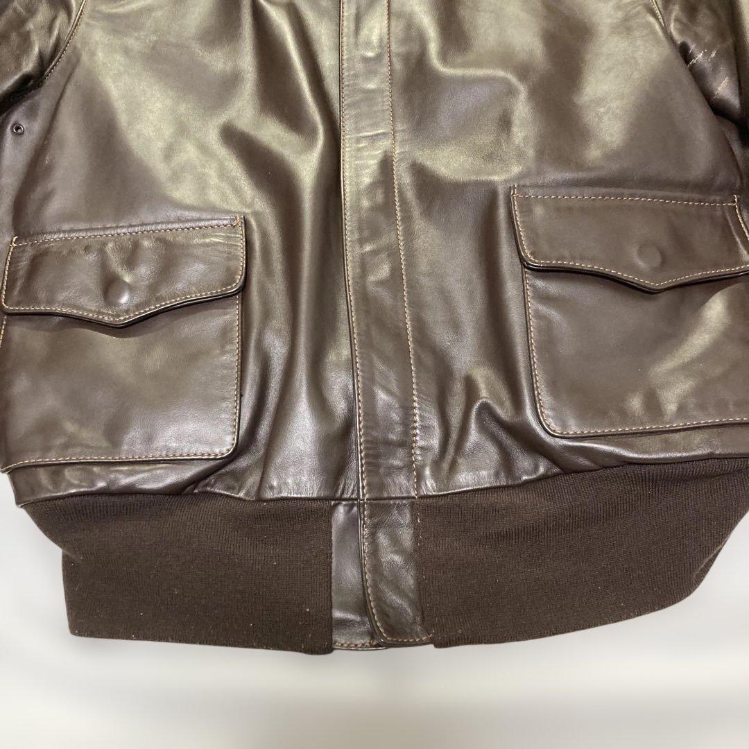 【美品】MORGAN MEMPHIS BELLE A-2 モーガン馬革 サイズL