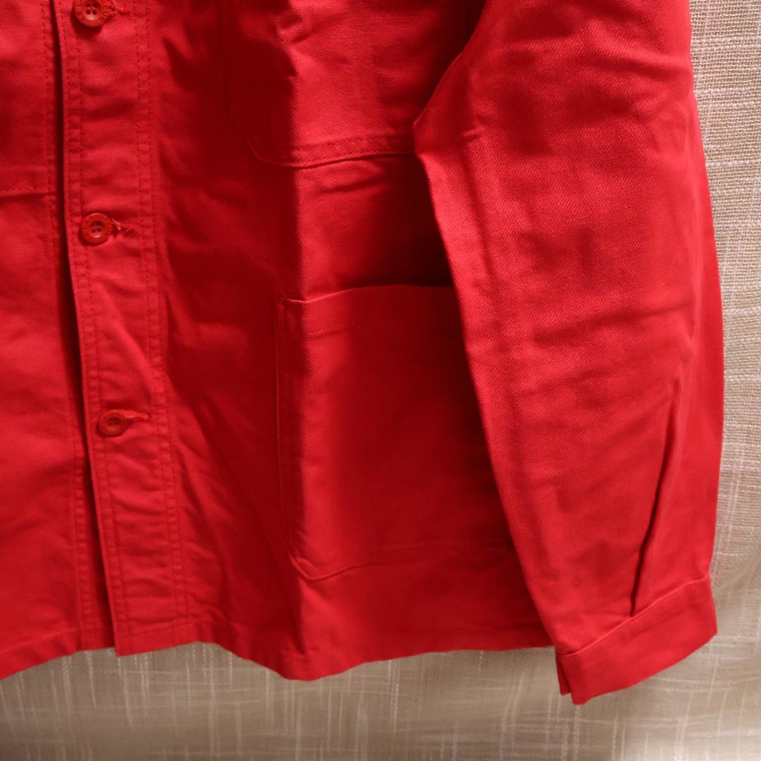 Laboureur レッド カバーオール 赤 サイズ4 フレンチワーク XL相当