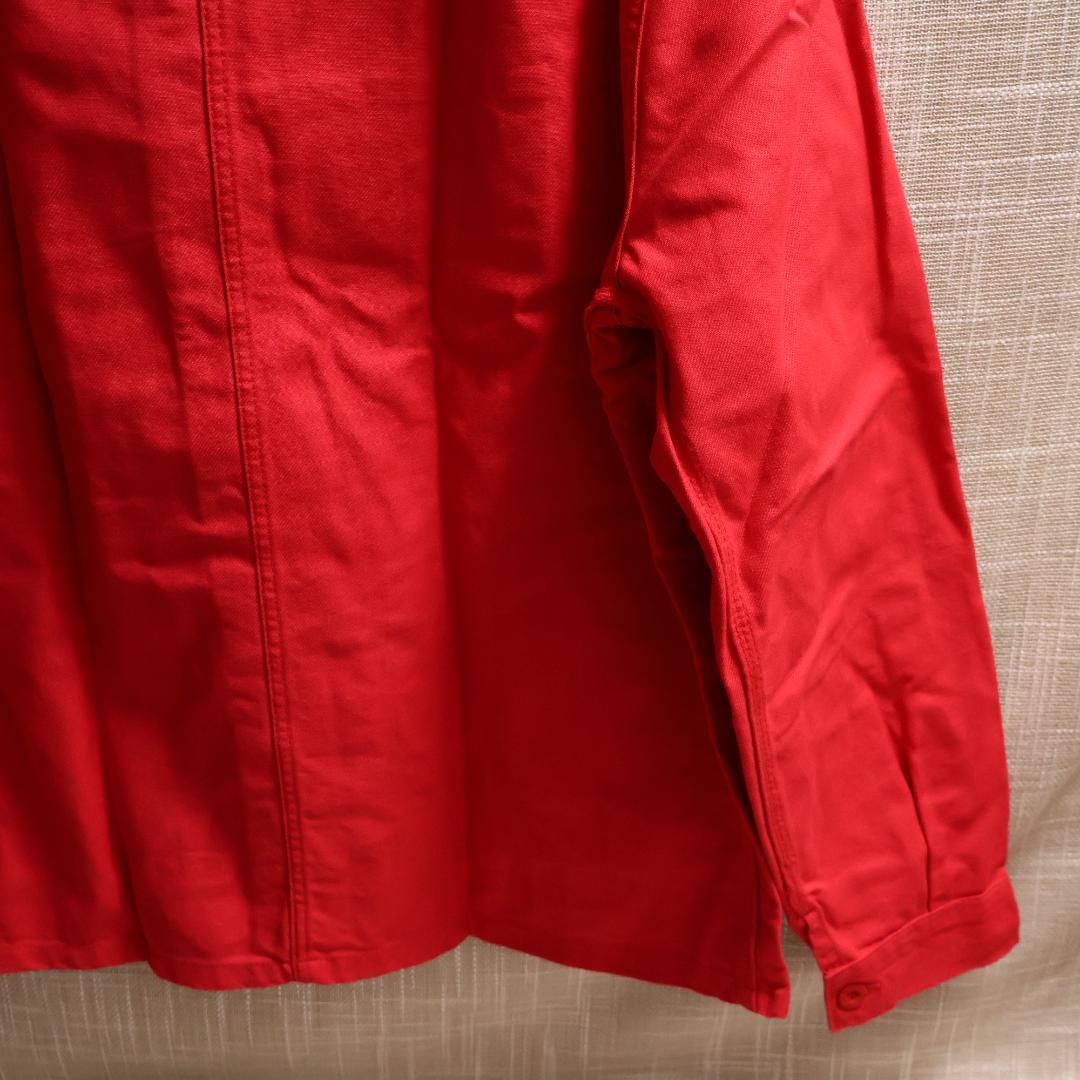 Laboureur レッド カバーオール 赤 サイズ4 フレンチワーク XL相当