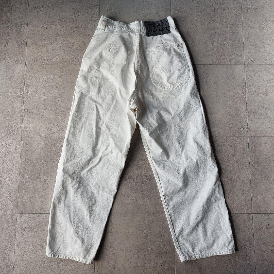R.H. ViNTAGE ペインターパンツ XS 白 ハイウエスト サテン
