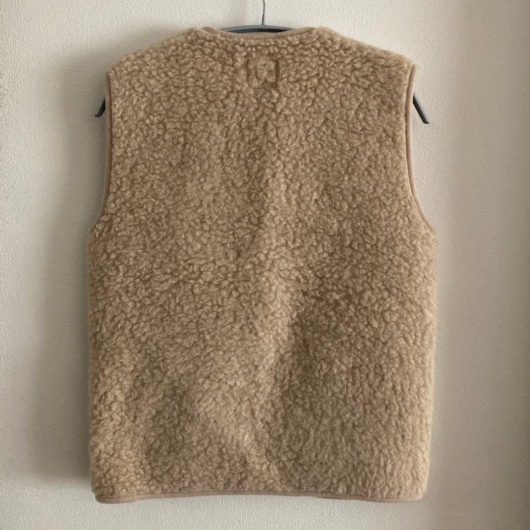 522さま専用　COLDBREAKER ウールボアジップアップベスト ベージュ
