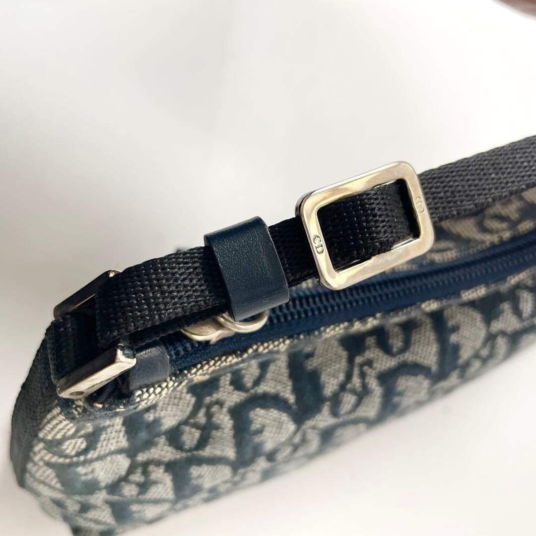 Dior トロッター　キャンバス　ワンショルダーバッグ　ネイビー