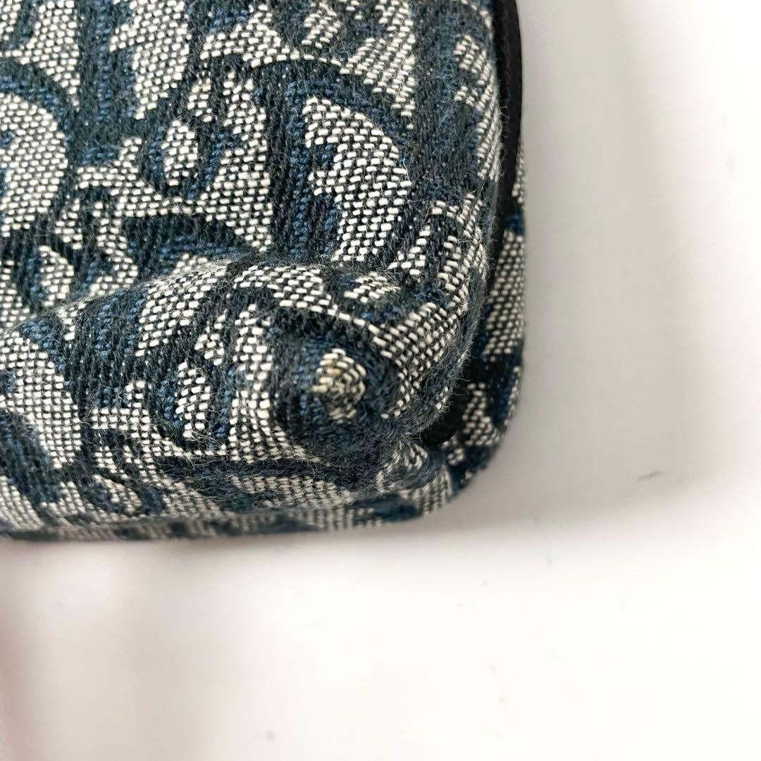 Dior トロッター　キャンバス　ワンショルダーバッグ　ネイビー