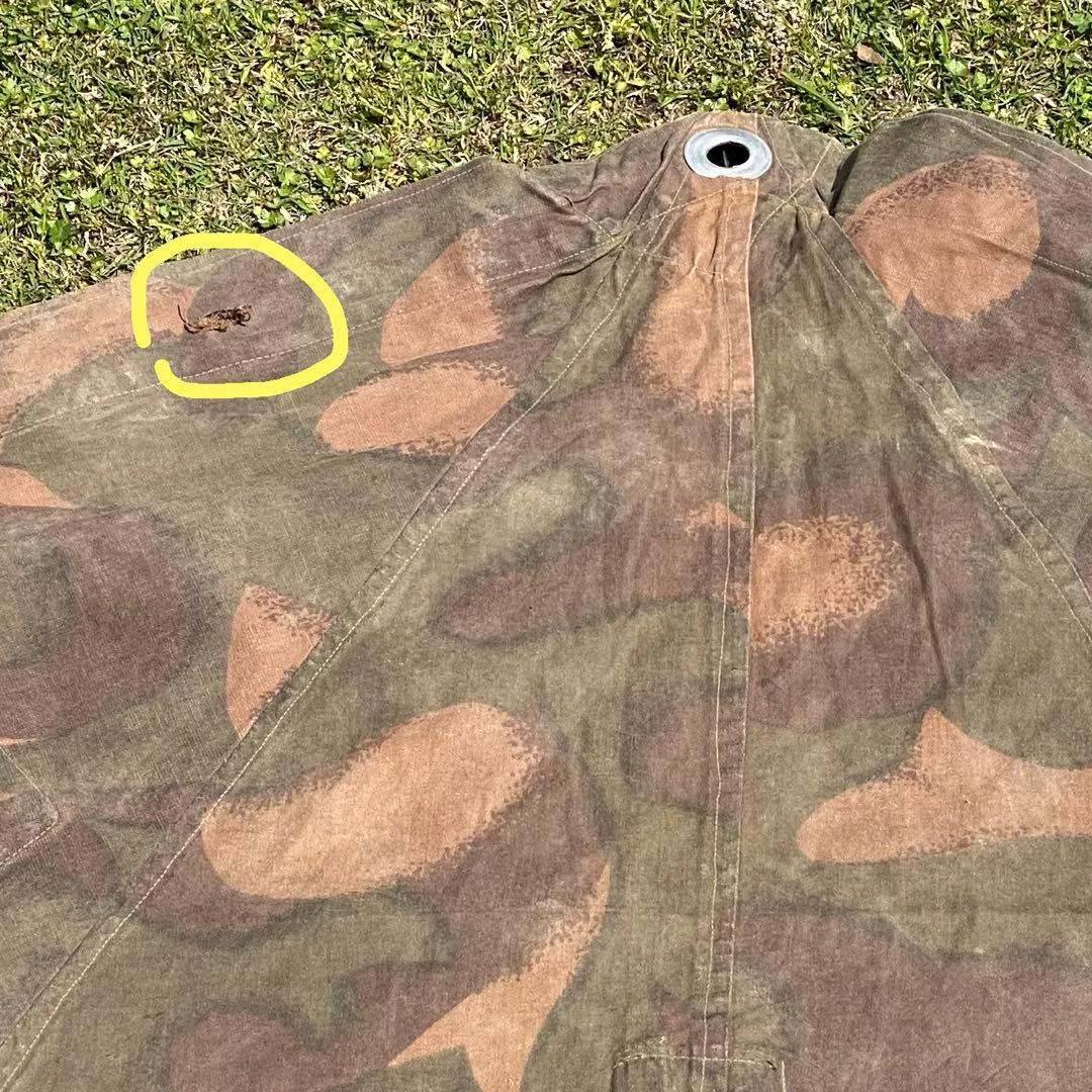 ひ*ち様 ハンガリー軍　軍幕　ポンチョ　１枚②　迷彩　ハリケーンカモ