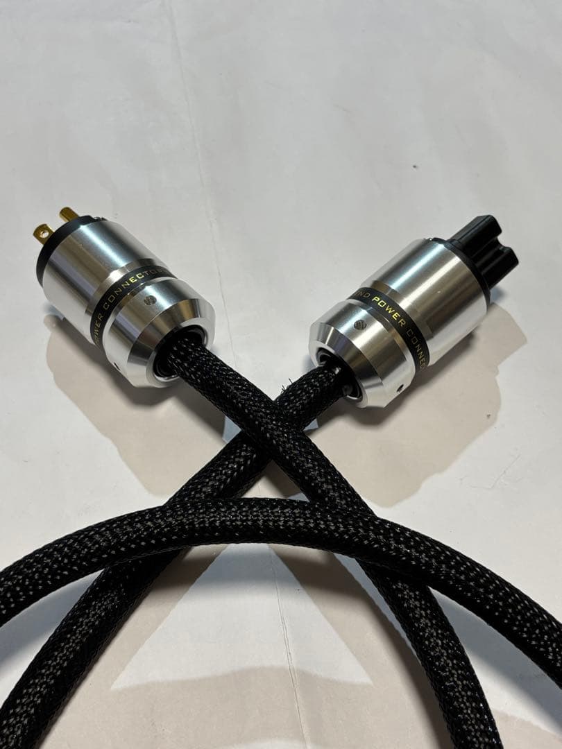 ◾️CAMELOTキャロメット電源ケーブルの名機◆PM-600高級プラグ高音質UP