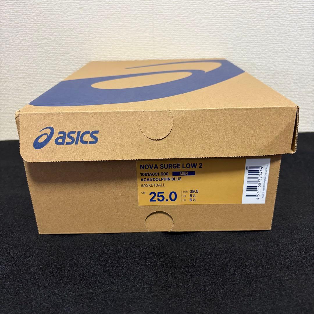 シューズ(男性用) asics NOVA SURGE LOW 2 25.0cm
