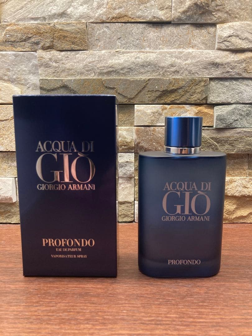 ほぼ未使用　アルマーニ アクアディジオ プロフォンド EDP 125ml