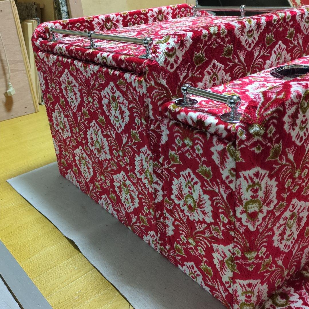 【トムトム】コンソールBOX【新格子レッド】