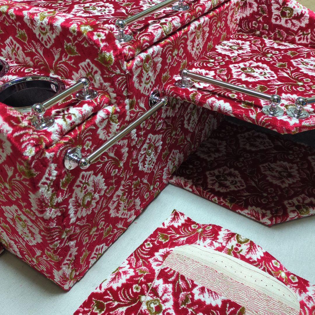 【トムトム】コンソールBOX【新格子レッド】