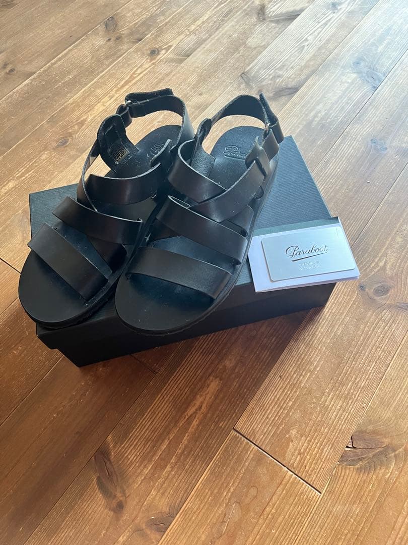 パラブーツ ヌメア NOUMEA レザーサンダル グルカサンダル