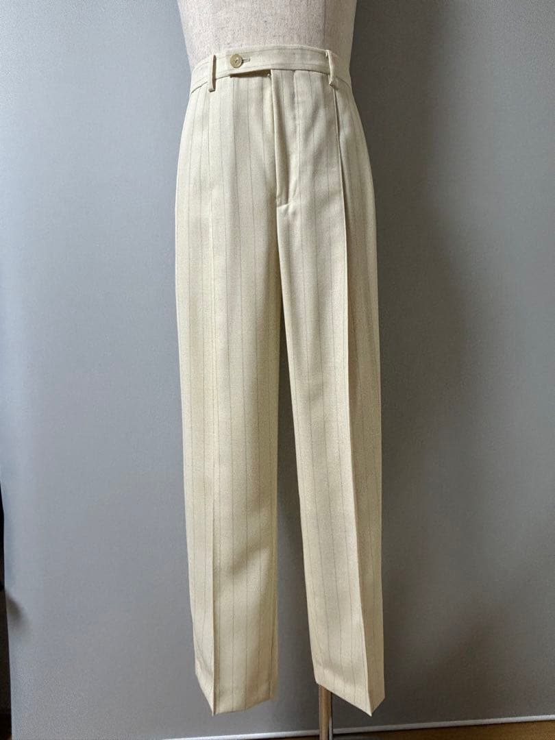 セットアップ【AURALEE】23ss TWIST WOOL STRIPE