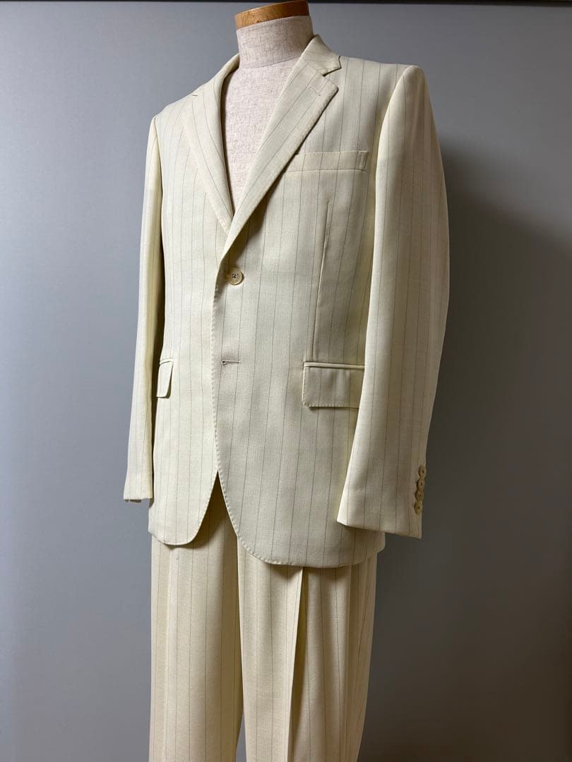 セットアップ【AURALEE】23ss TWIST WOOL STRIPE