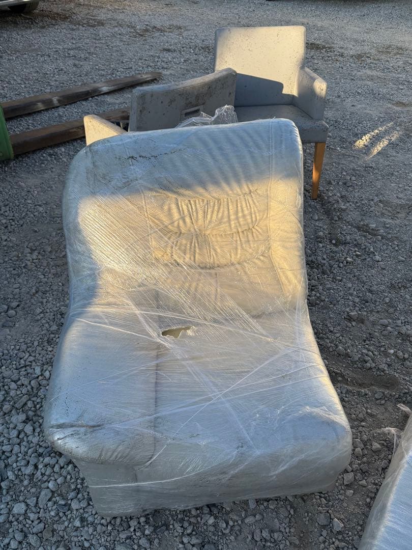 未使用 ホワイト コーナーソファ