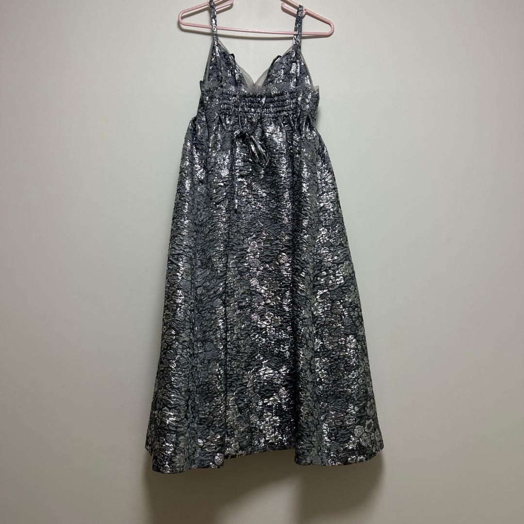 m*a様 ラメジャガードボリュームワンピース【MAISON SPECIAL】