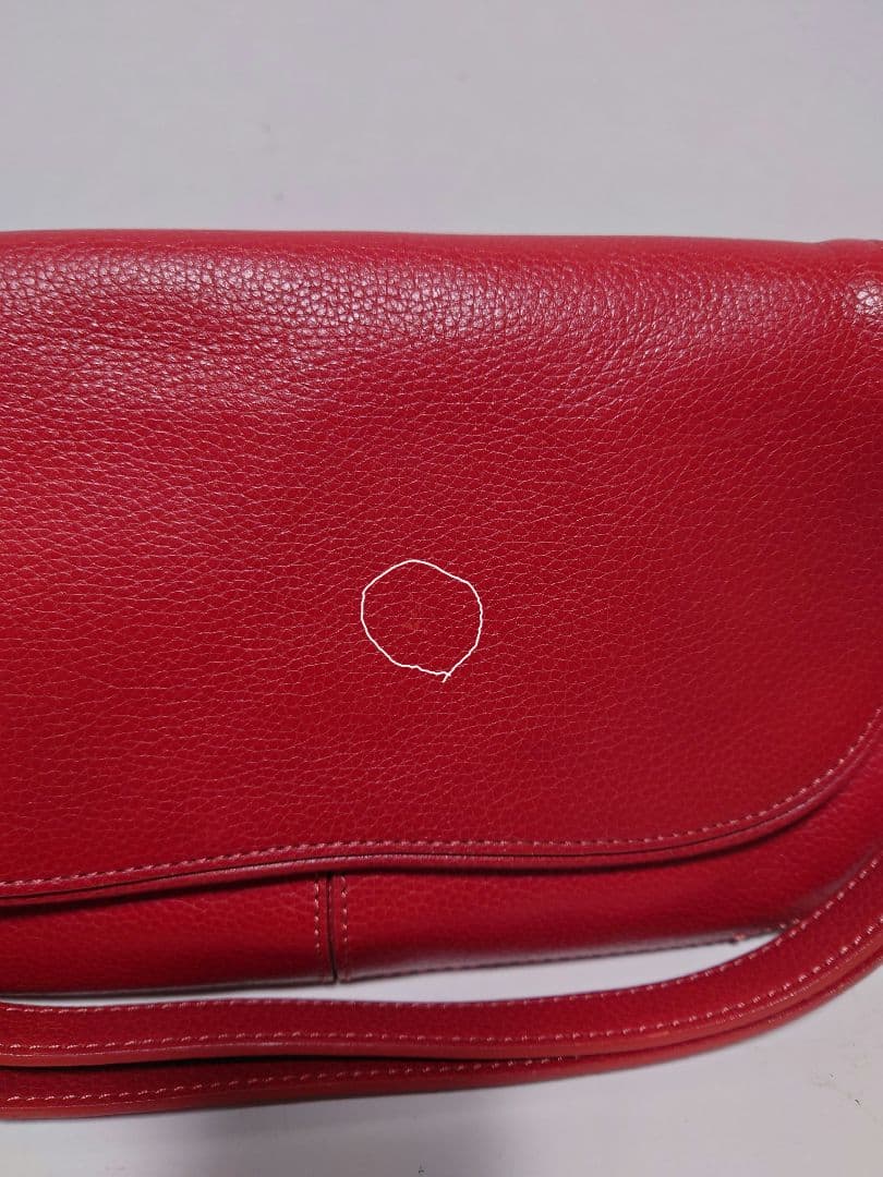 未使用級✨土屋鞄 トーンオイルヌメ クラルテ？ 2way ショルダーバッグ 赤