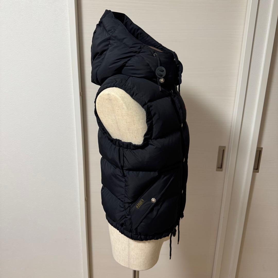 【レディース】【新品同様】サイズM ポロ　ラルフローレン ダウンベスト　ブラック