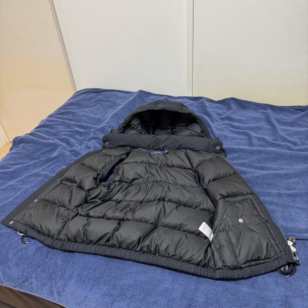 【レディース】【新品同様】サイズM ポロ　ラルフローレン ダウンベスト　ブラック