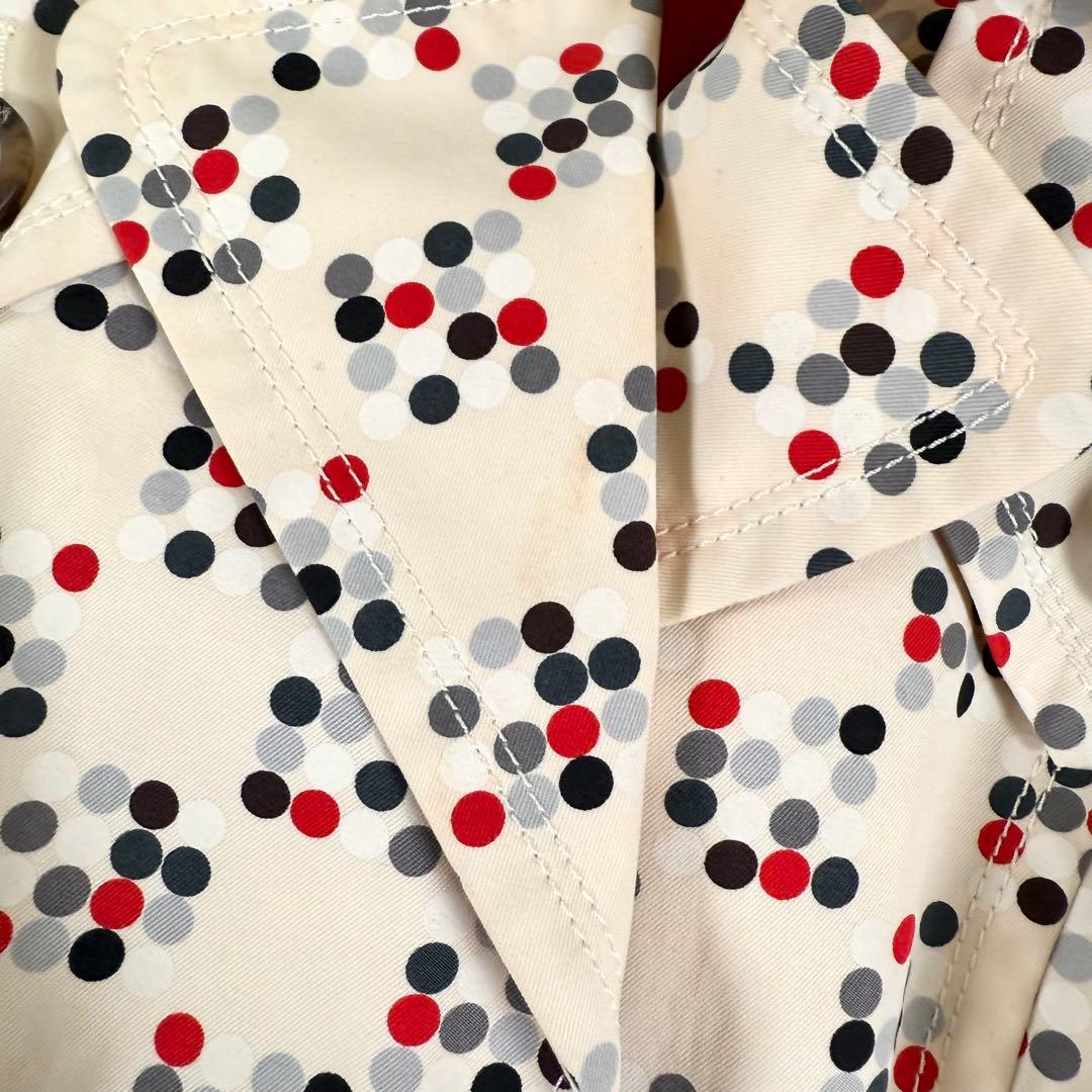 希少✨ バーバリーブルーレーベル トレンチコート 水玉模様 ベージュ