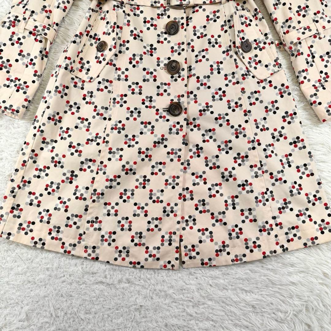 希少✨ バーバリーブルーレーベル トレンチコート 水玉模様 ベージュ