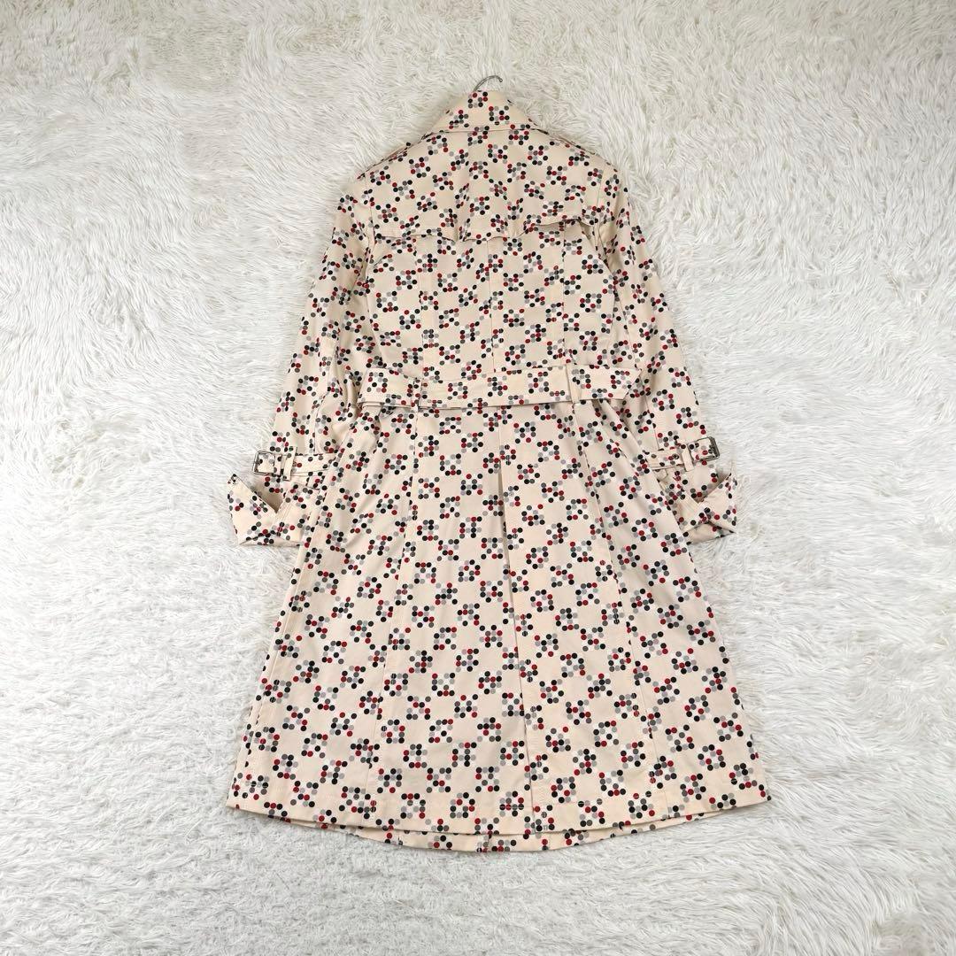 希少✨ バーバリーブルーレーベル トレンチコート 水玉模様 ベージュ