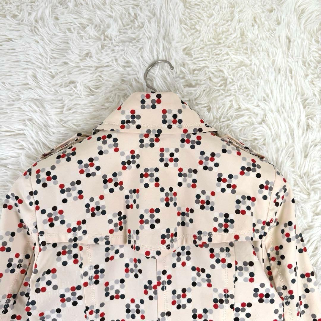 希少✨ バーバリーブルーレーベル トレンチコート 水玉模様 ベージュ